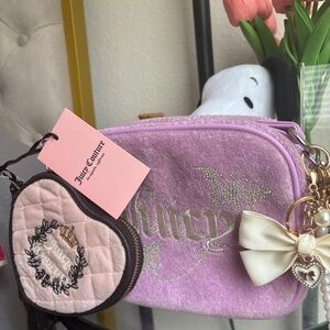 Juicy Couture Crossbody & Wrist Wallet Set